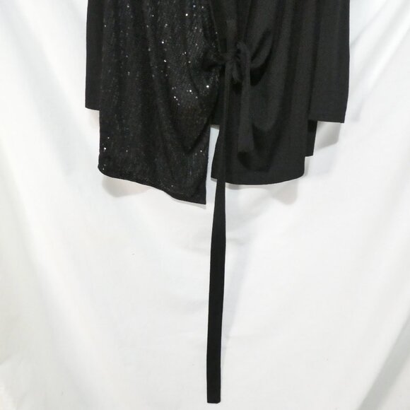 EMERY ROSE | 2XL | Black Sequin Embellished Cardigan | NWT - Picture 8 of 15